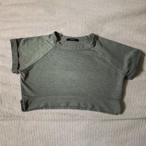 Grey crop top